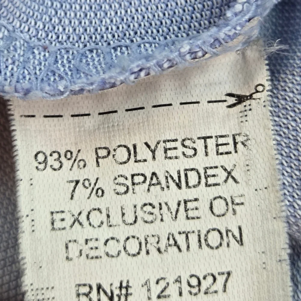 johnnie-O Polo Shirt Mens XL Performance Stretch Pique Short Sleeve Light Blue